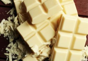 slabs of white compound chocolate